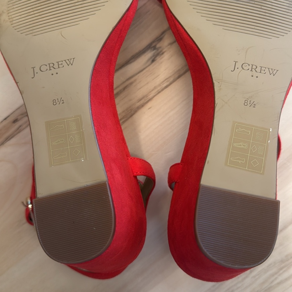 J. Crew Red Women's Sandals - Picture 6 of 8